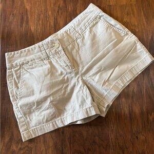 Loft Tan Khaki Shorts Size 0